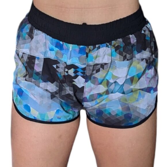 Forever 21 Black or Blue Mid Rise Reversible Sports Shorts, Drawstring, Women S - Picture 4 of 10